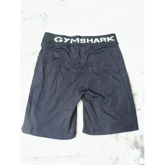 Gymshark Legacy Fitness Shorts Stretch Logo Black Women's Small OG - Picture 2 of 8